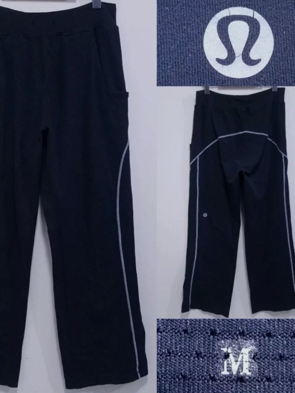 Lululemon Men’s Black Running Pants Athletic Size M 30.5" Inseam